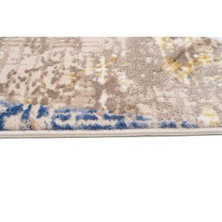 Koberec v bielo - modrej farbe