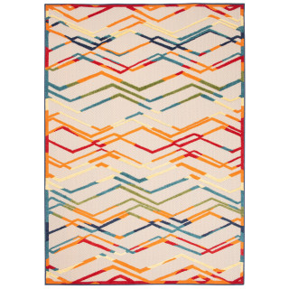 Farebný koberec s jemným vzorom