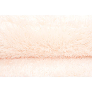 Krémový chlpatý koberec