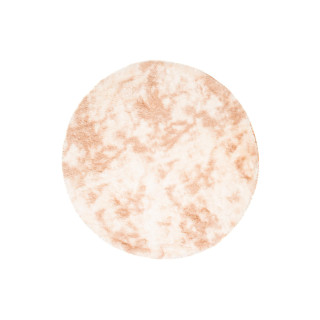 Svetlobéžový okrúhly koberec