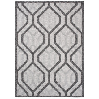 Svetlosivý koberec s jemným vzorom