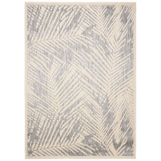 Sivý koberec s 3D efektom