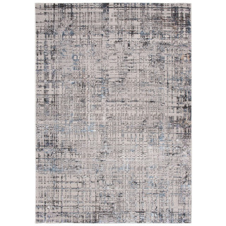 Sivý moderný koberec