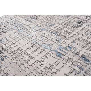 Sivý moderný koberec