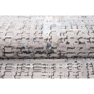 Sivý moderný koberec