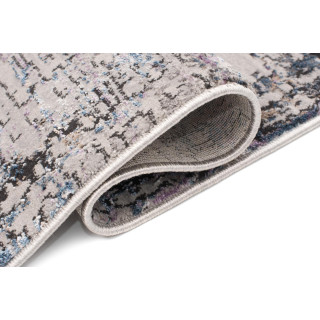 Sivý moderný koberec