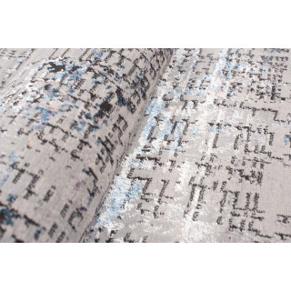 Sivý moderný koberec