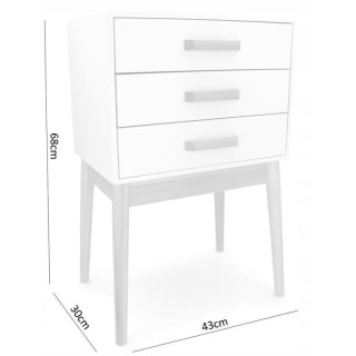 Komoda s tromi zásuvkami