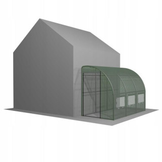 Polovičný záhradný fóliovník 4x1,5x2 m