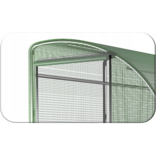 Polovičný záhradný fóliovník 4x1,5x2 m