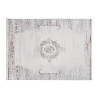 Vintage koberec v krémovej farbe