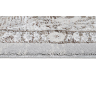 Sivo-béžový vintage koberec