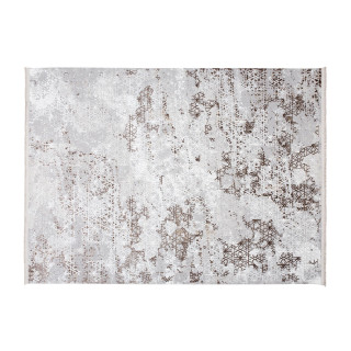 Sivý moderný koberec s jemným vzorom