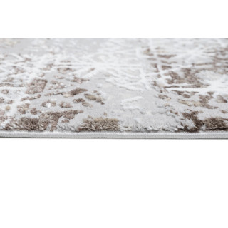 Sivý moderný koberec s jemným vzorom