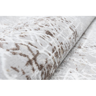 Sivý moderný koberec s jemným vzorom