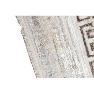 Moderný krémový koberec so vzorom