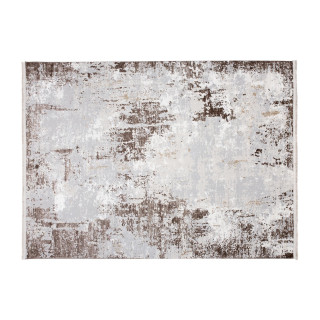 Moderný sivý koberec so vzorom