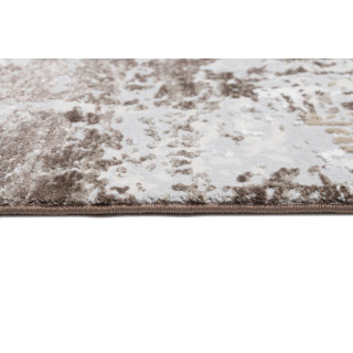 Moderný sivý koberec so vzorom