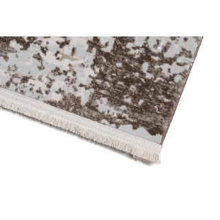 Moderný sivý koberec so vzorom