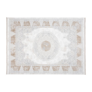 Vintage koberec v krémovej farbe