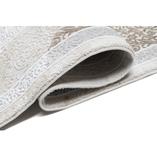 Moderný krémový koberec so vzorom