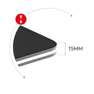 Čierny herný stôl Huzaro HERO 1.6 BLACK