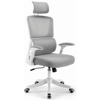 Kancelárske kreslo HELL´S CHAIR v sivej farbe