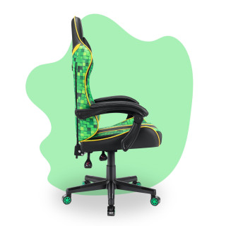Otroški zeleno-črni gaming stol HELLS CHAIR