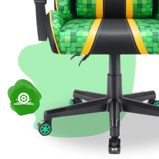 Otroški zeleno-črni gaming stol HELLS CHAIR