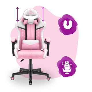 Roza-bel gaming stol HELLS CHAIR za otroke