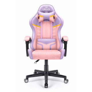 Gaming stol HELLS CHAIR v roza-vijolični barvi