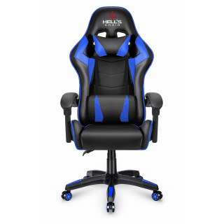 Modro-črn igralni stol HELLS CHAIR