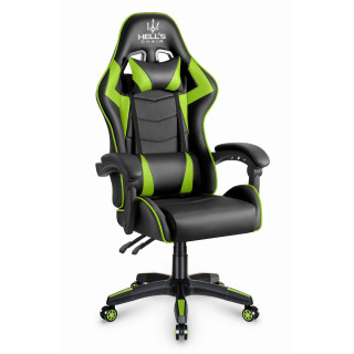 Igralni stol HELLS CHAIR zeleno-črne barve