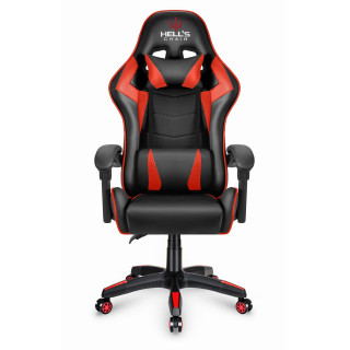 Gaming stol HELLS CHAIR črno-rdeče barve