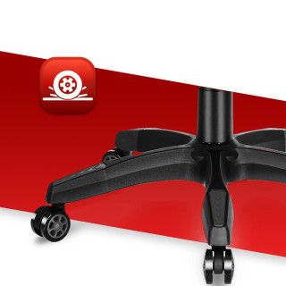 Gaming stol HELLS CHAIR v črni barvi