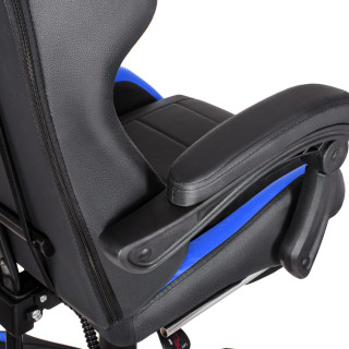 Gaming stol HELLS CHAIR v modro-črni barvi