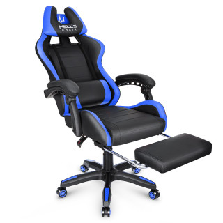 Gaming stol HELLS CHAIR v modro-črni barvi