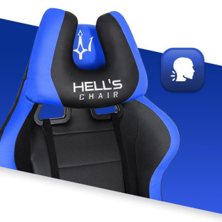 Gaming stol HELLS CHAIR v modro-črni barvi