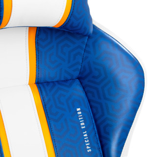 Modro-bel gaming stol DIABLO X-One 2.0