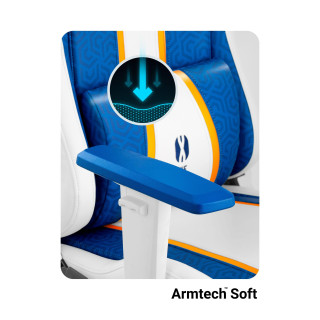 Modro-bel gaming stol DIABLO X-One 2.0