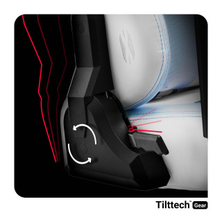 Modro-bel gaming stol DIABLO Frost White X-Player 2.0