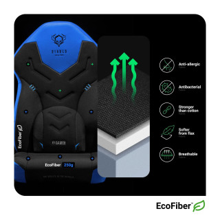 Modro-črni gaming stol DIABLO X-Gamer 2.0