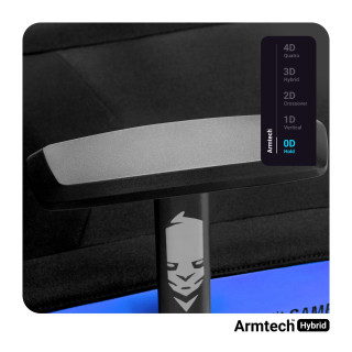 Modro-črni gaming stol DIABLO X-Gamer 2.0