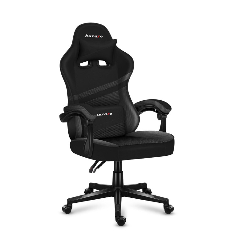 Črn gaming stol Huzaro FORCE 4.4 CARBON