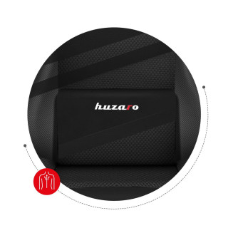Črn gaming stol Huzaro FORCE 4.4 CARBON