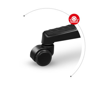 Črn gaming stol Huzaro FORCE 4.4 CARBON