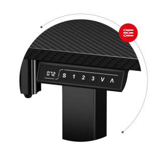 Po višini nastavljiva miza Huzaro HERO 8.2 BLACK