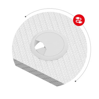 Po višini nastavljiva miza Huzaro HERO 8.2 WHITE