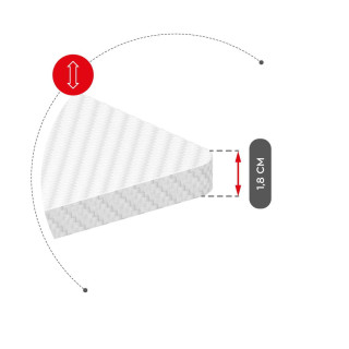 Po višini nastavljiva miza Huzaro HERO 8.2 WHITE