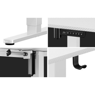 Po višini nastavljiva miza Huzaro HERO 8.2 WHITE